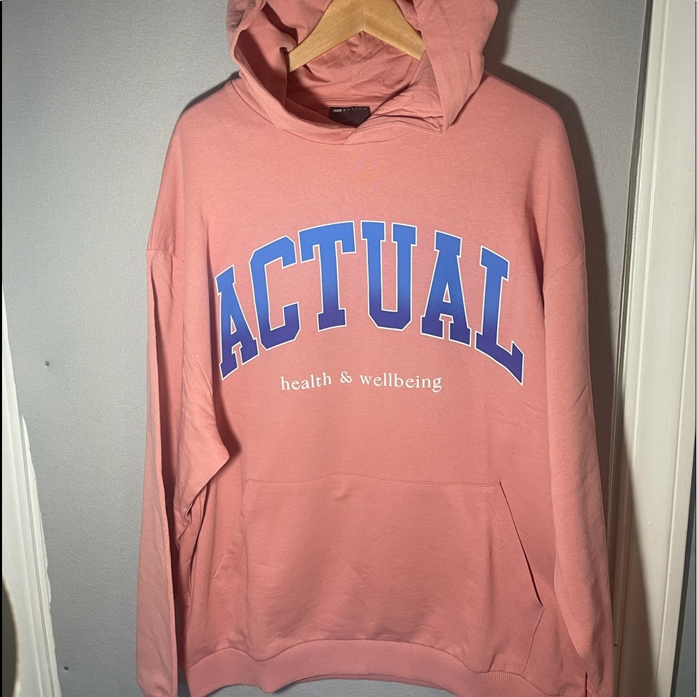 L health and well-being pastel hoodie